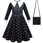 Karnevalový kostým – Wednesday Addams s doplnkami (140)